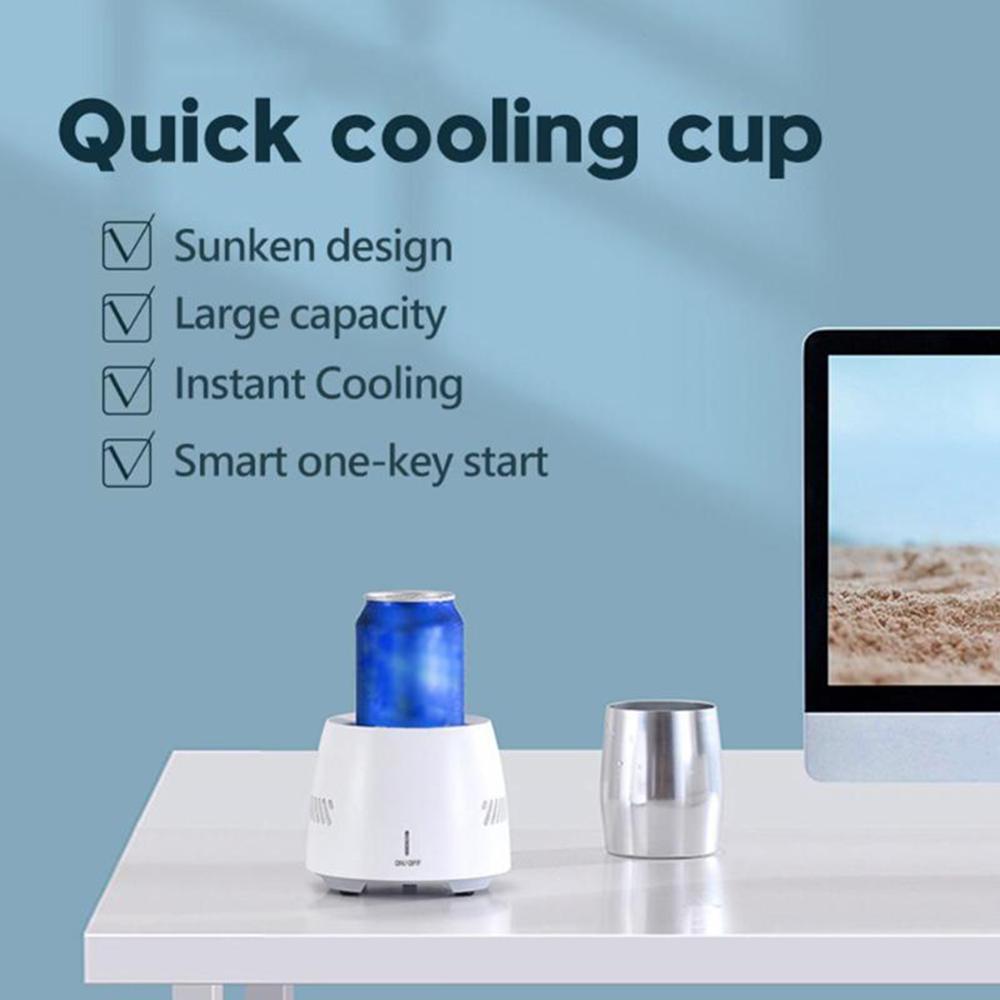 Portable Electronic Mini Fast Cooling Cup for Beverages